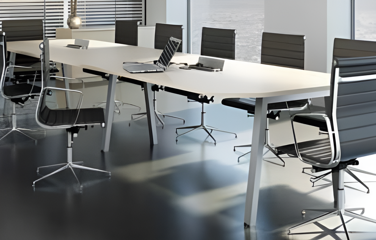 Modern conference room setup