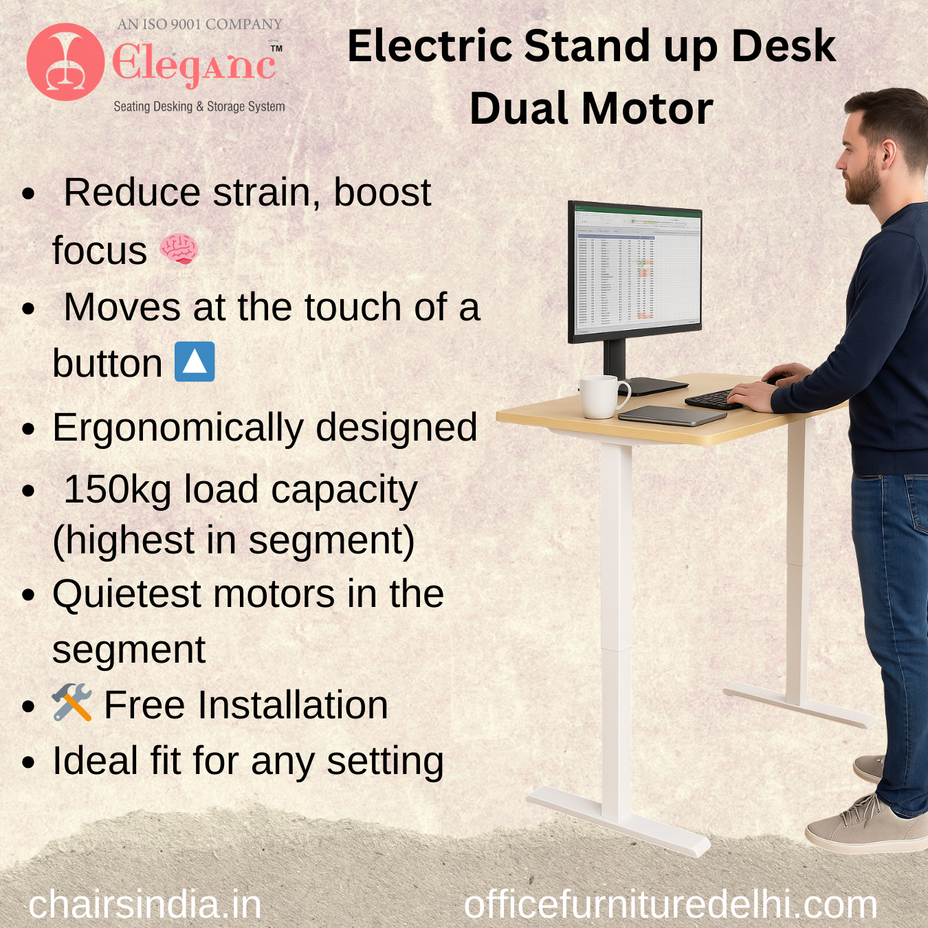 Electric Tables EMS-ELE005 | Office Furniture Noida