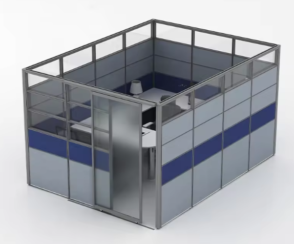 Full Height Modular Partitions office furniture in Noida - EMS-FUL002