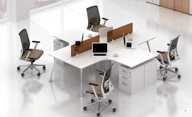 Panel Based Modular Workstations office furniture in Noida - EMS-PAN004