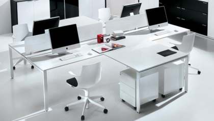4-Way Workstations - Office Furniture
