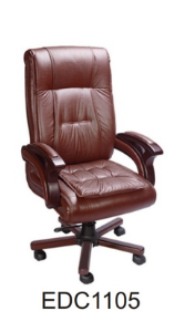 Eleganc Director Chair in maroon, designed with cushioned seating and premium leatherette tapestry