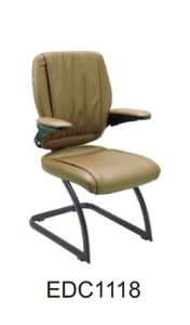 Orangish Eleganc Director Chair featuring plush cushioning and premium leatherette upholstery for executive comfort